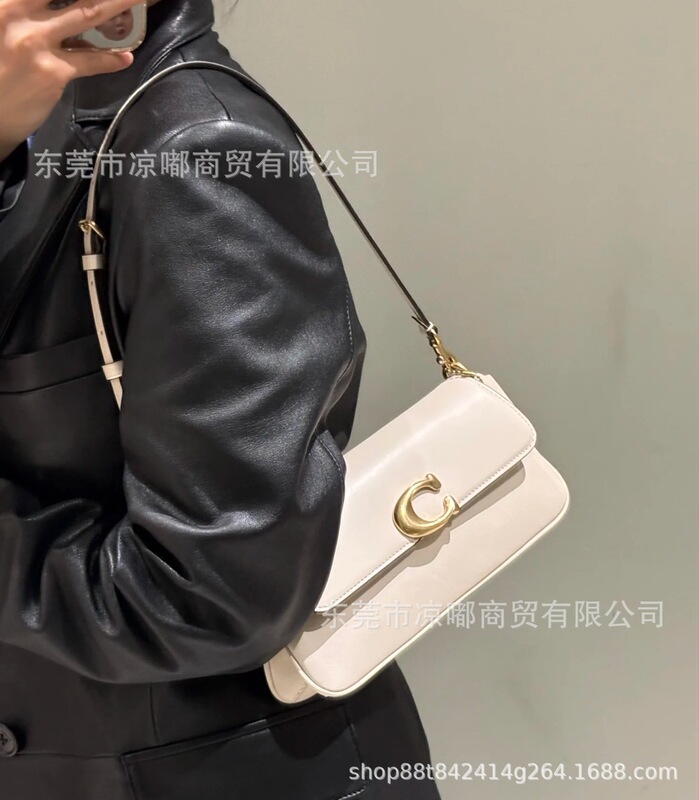 2025新款女包法棍腋下包复古老花风琴包链条单肩斜挎通勤包女|undefined
