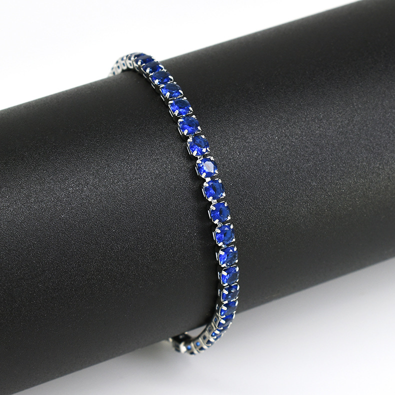 10g Weight Zircon Inlay Material Tennis Bracelet Classification Copper Chain Material Tennis Chain Chain Type 1 Piece Quantity Daily Occasion Copper Material Geometric Pattern All Seasons Season Unisex Gender Inlay Design Hip-Hop, Shiny Style Wholesale Jewelry Hip-Hop Shiny Geometric Copper Zircon Inlay Tennis Bracelet Tennis Chain 13