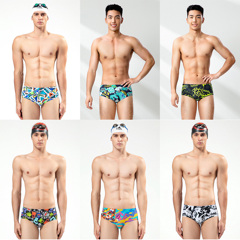 Yingfa英发 男士竞速三角游泳裤 小平角 比赛训练游泳裤