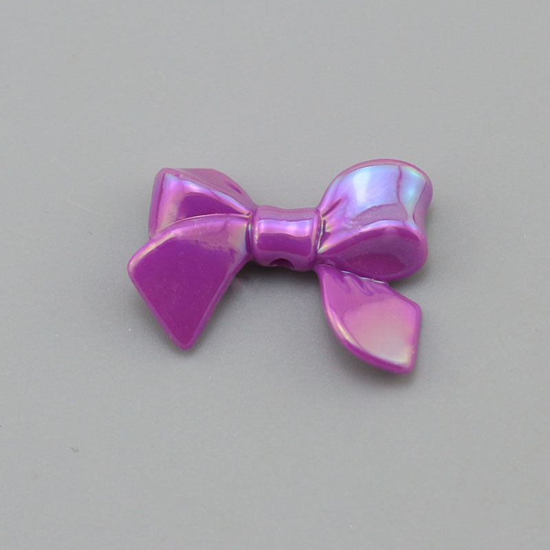 1 Piece 24 * 34mm Hole 3~3.9mm Arylic Bow Knot Pendant display picture 10