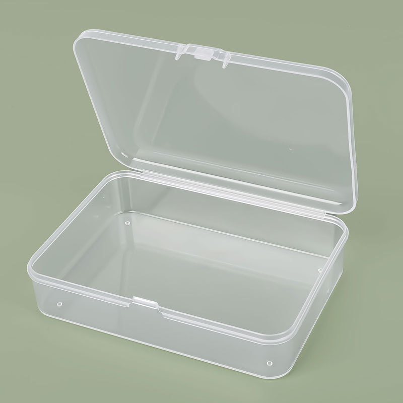 Rectangular storage box for business cards
