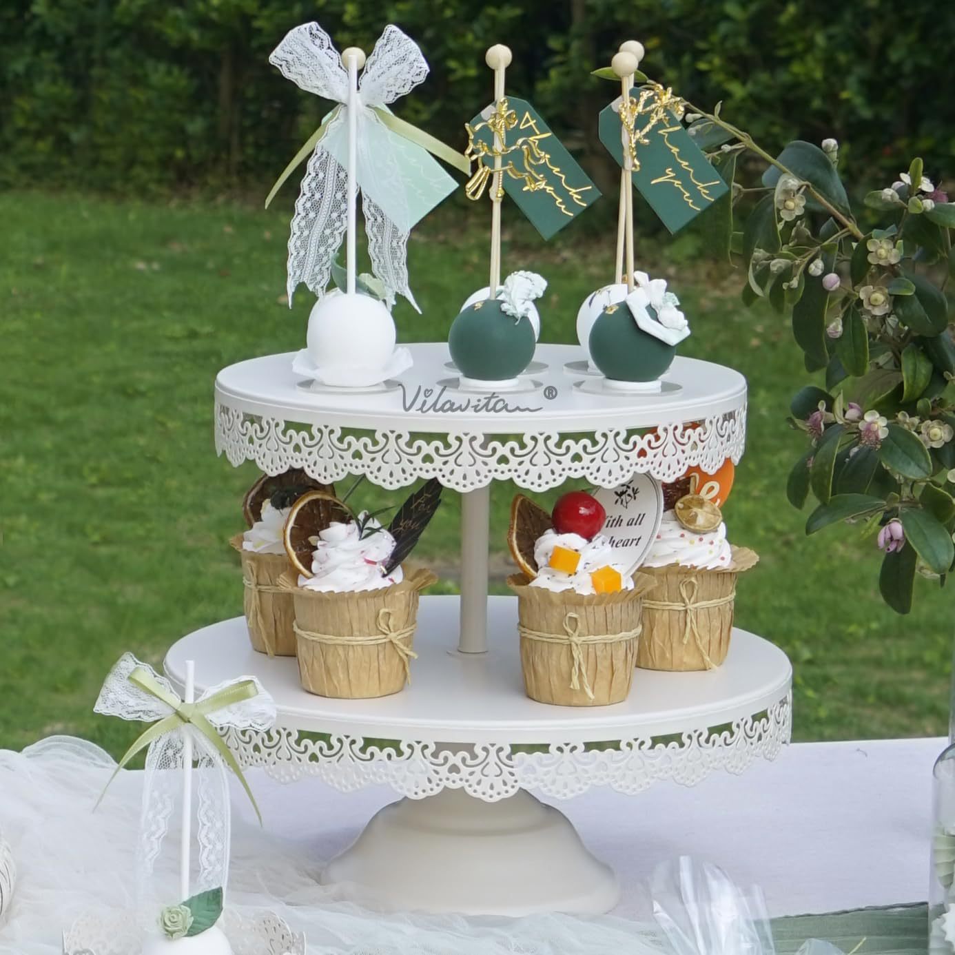 Creativo estilo europeo oro hueco estante de pastel de boda props mesa de postres decoración de postres tienda de postres refrigerio combinación de estante de pastel