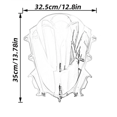 Suitable for Yamaha YZF-R15 Motorcycle front windshield