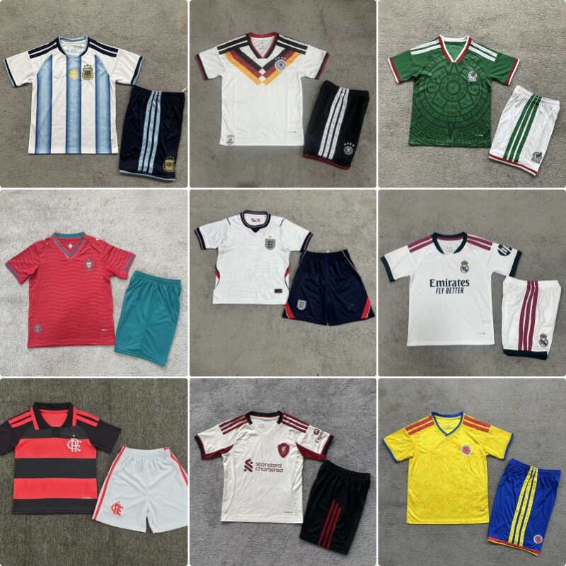 2627 World Cup Children's Football Uniforms Germany Argentina Scotland Portugal Short-Sleeved Suit Jerseys Wholesale 2627 World Cup Children's Football Uniforms Germany Argentina Scotland Portugal Short-Sleeved Suit Jerseys Wholesale