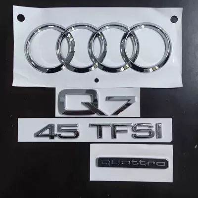Car logo: car emblem, 3.0, 4.2, 455TFSI - standard-new-q745tfsi-full-set-of-rear-end