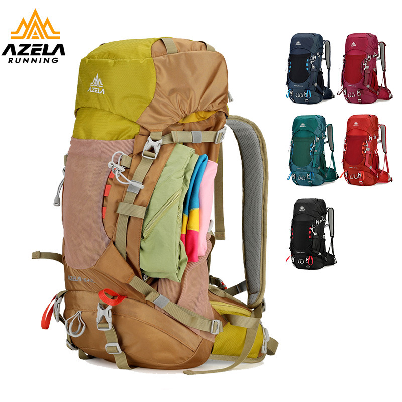 Azerla Outdoor Mountaineering Bag, Hiking Sports Travel Large-Capacity Backpack, Lightweight Camping and Climbing Sports Backpack