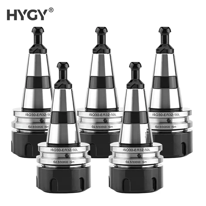 ISO30-ER32-45高速动平衡刀柄 5支装G2.5-25000RPM 5PCS木工刀柄