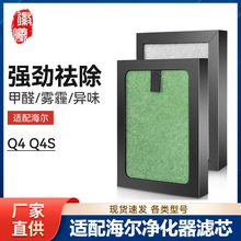 徽曦适配海尔车载空气净化器滤芯Q4 Q4S过滤网除甲醛异味活性炭