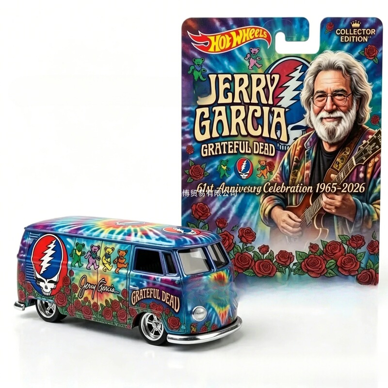 Cross-Border Hot Wheels Jerry Garcia 61St Bus Hot Wheels 61St Anniversary Bus Cross-Border Hot Wheels Jerry Garcia 61St Bus Hot Wheels 61St Anniversary Bus