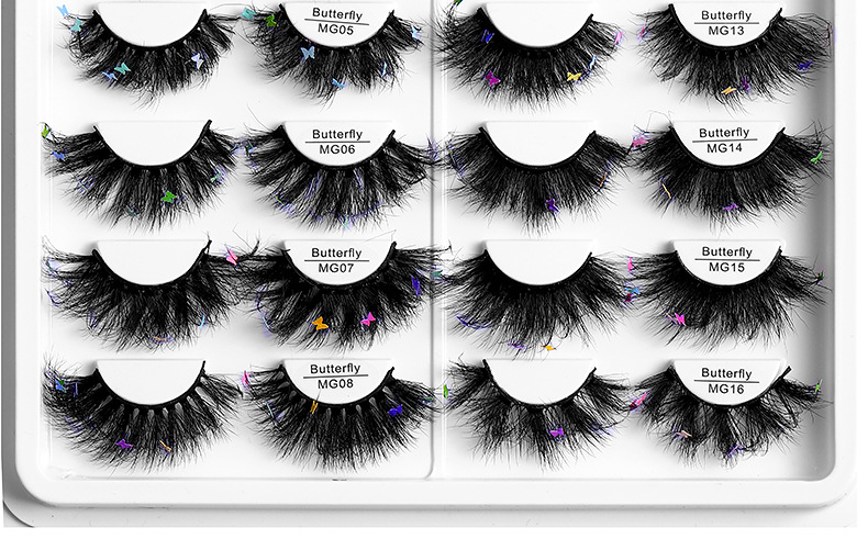 Fashion New Butterfly Multi-layer Thick Cross Artificial Mink Hair False Eyelashes display picture 4