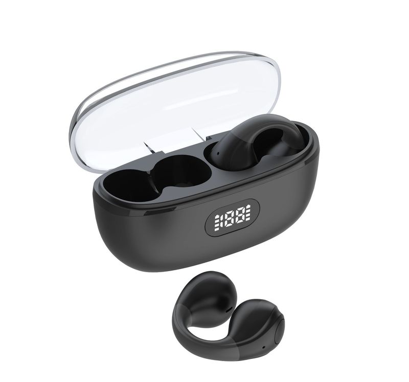 T33クリップ耳ガス伝導bluetoothイヤホン耳に入らないV5.3耳クリップ聴歌電話無線イヤホンクロスボーダー|undefined