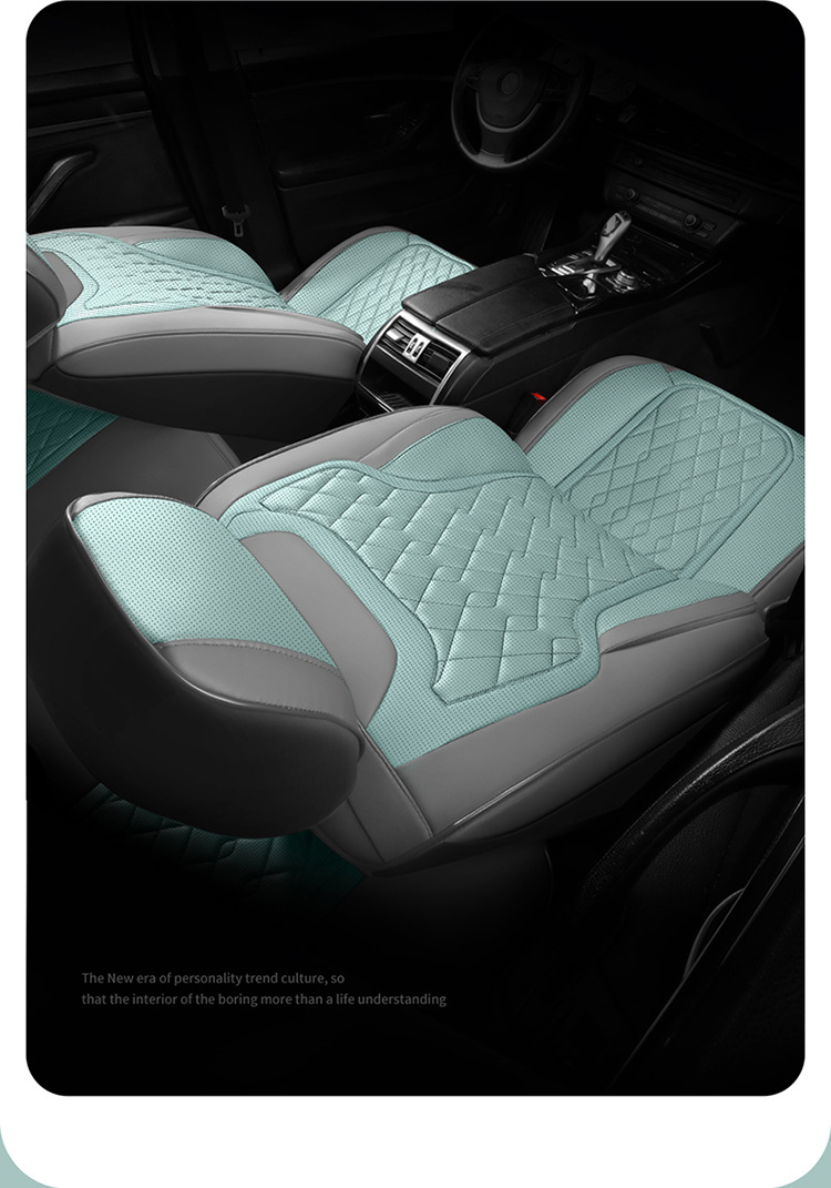 Cross-Border Foreign Trade Wholesale Manufacturers Direct Sales Car Seat Cushions for All Seasons, Fully Enclosed Seat Covers, Full Leather Seat Covers and Seat Cushions
