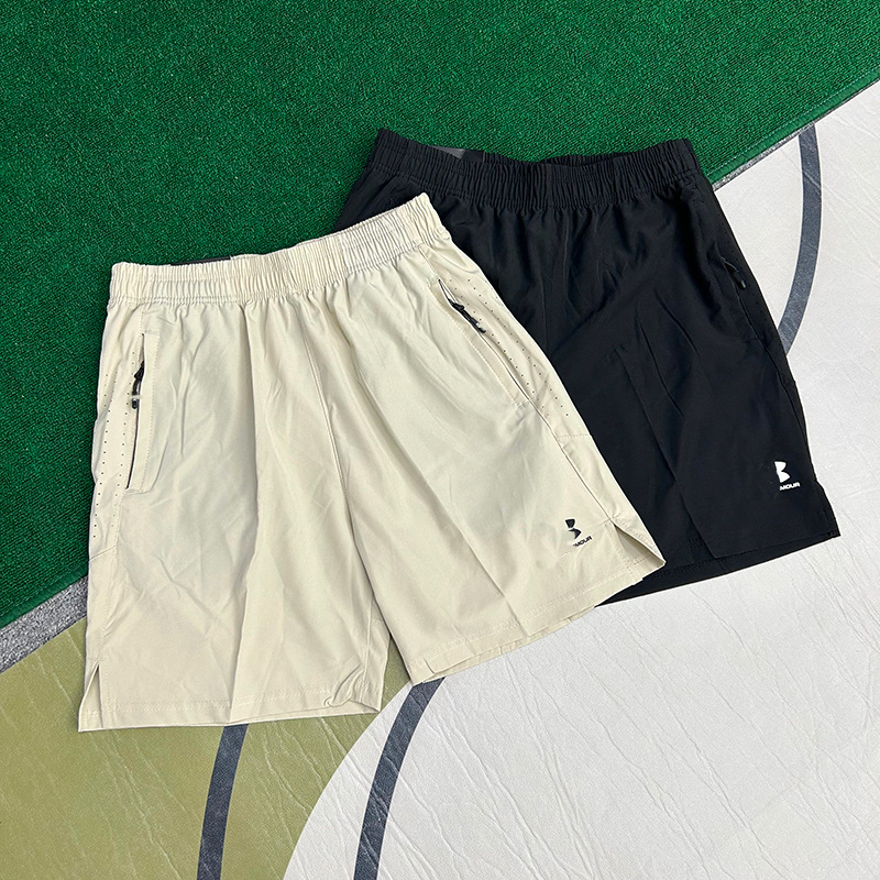Nuevos pantalones cortos deportivos de hielo, entrenamiento de verano, carrera, atletismo, acondicionamiento físico relajado, ventilación, secado rápido, pantalones casuales para hombres