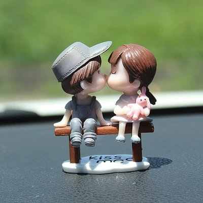 Car Ornaments, Confession Balloons, Car ornaments - gray-couple-sunscreen-base