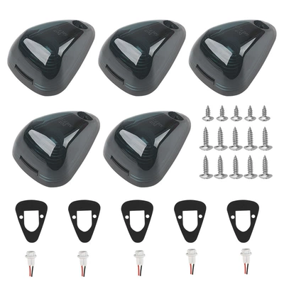 Other lights – pickup off-road Ford F-250F-350 - smoked-shell-light-not-included-set-of-5-pieces-in-color-box