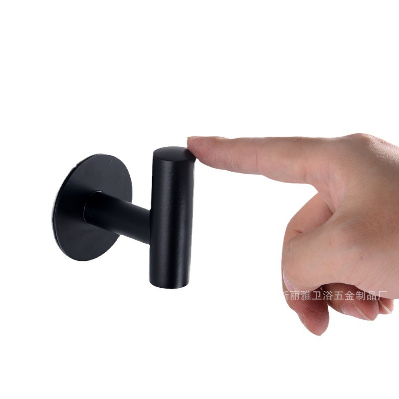 Ganchos adhesivos transfronterizos, ganchos sin clavos, ganchos para ropa de acero inoxidable 304, ganchos de pared para detrás de puertas, impermeables y resistentes al óxido para baños.