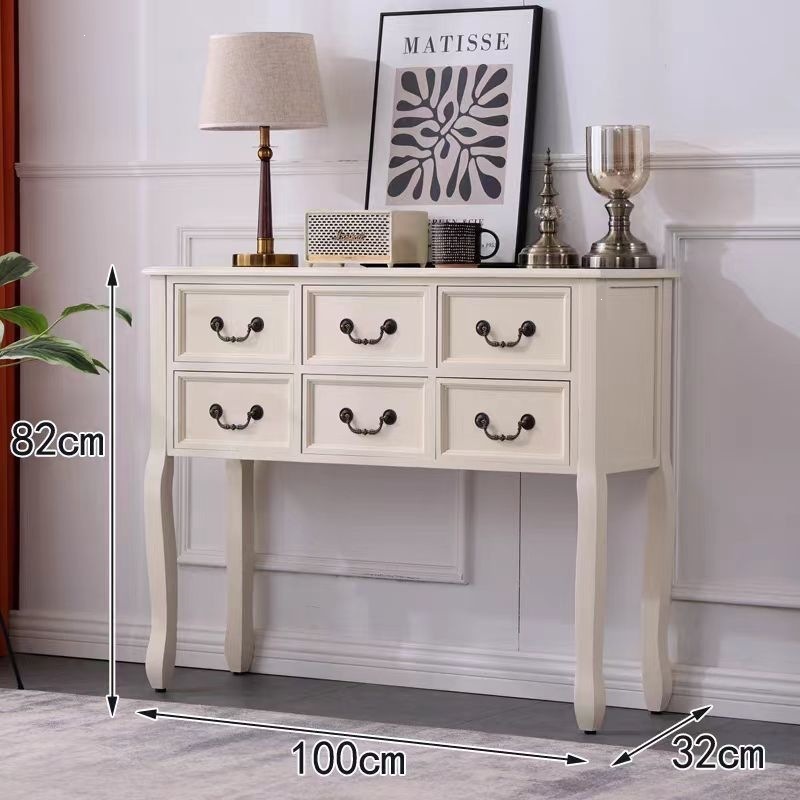 El dormitorio de seis cubos de madera maciza completa estadounidense alberga el armario de cuatro cubos de estilo europeo, el armario del cajón del armario, el porche y la Mesa de comedor.