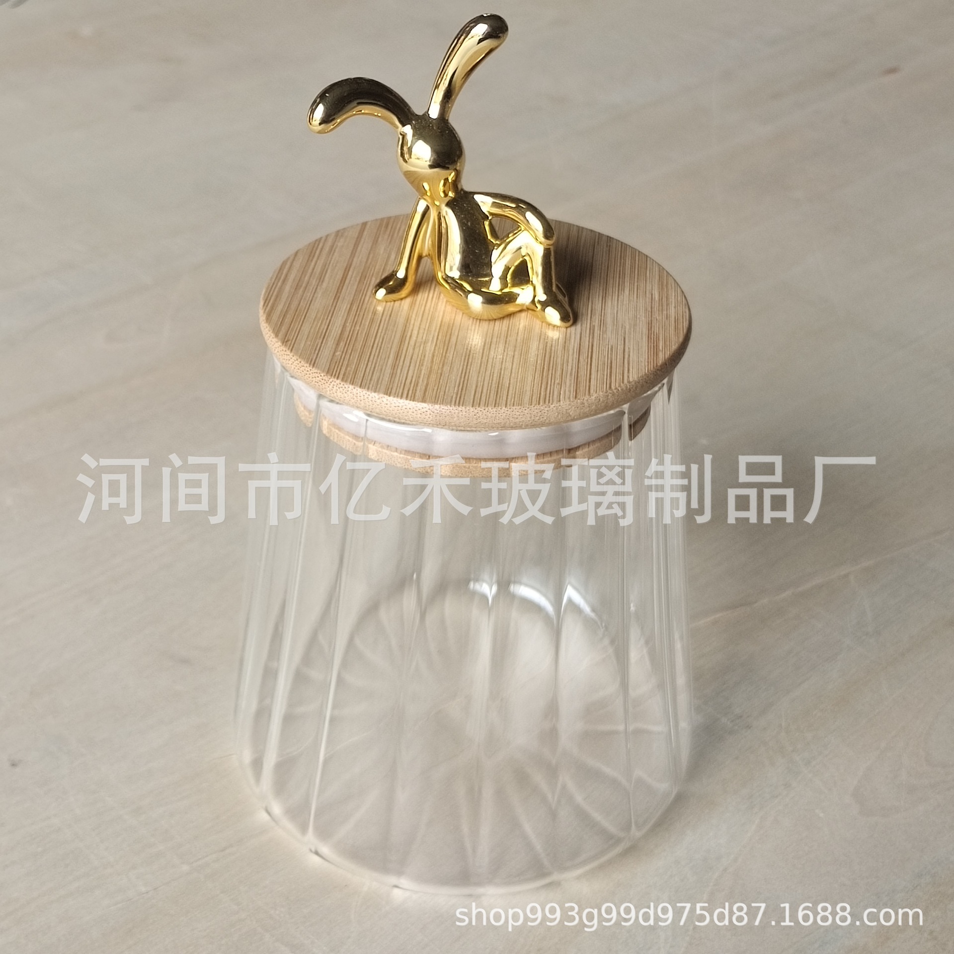 Tarro de vidrio de pétalo spot, frasco de vidrio sellado creativo, frasco de té, jarabe de gran capacidad de grado alimenticio para el hogar, almacenamiento a rayas