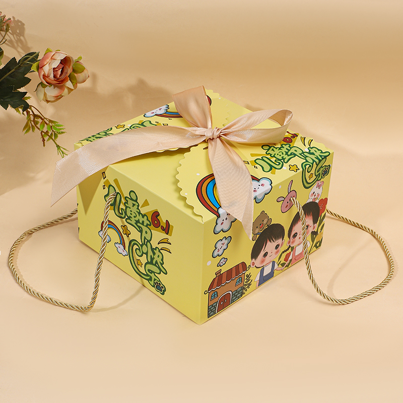 Cumpleaños de bebés de luna llena, 100 días, caja de regalo, caja vacía, caja de dulces de boda portátil, caja de regalo de mano, embalaje de vuelta image 17