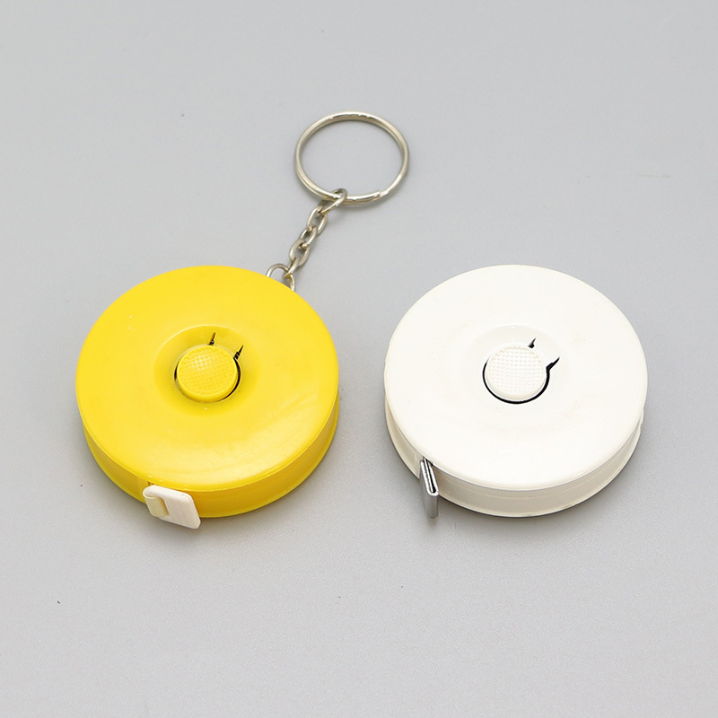 bmi双功能腰围尺大圆形健康三围软尺自动伸缩卷尺量衣米尺