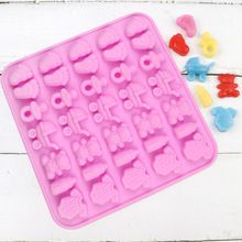 都比 现货批发蛋糕硅胶模 35连婴儿用品硅胶巧克力模 香薰模 烘焙