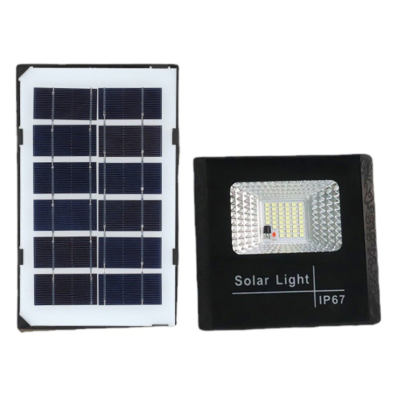 Lámpara solar transfronteriza hogar lámpara de jardín al aire libre de alta potencia impermeable lámpara de jardín solar luz de inundación solar