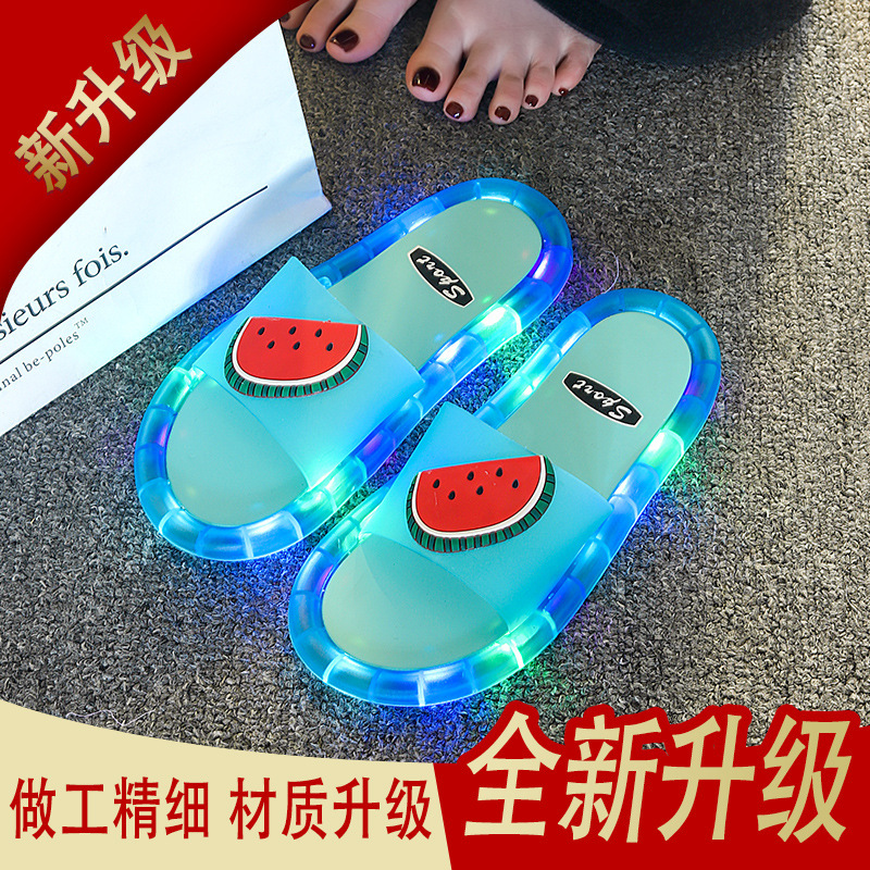 Cartoon Luminous Slippers Women's Outdoor Wear Summer Girls' Indoor and Outdoor Wear-resistant Cute Lightweight Dopamine Sandals Cartoon Luminous Slippers Women's Outdoor Wear Summer Girls' Indoor and Outdoor Wear-resistant Cute Lightweight Dopamine Sandals