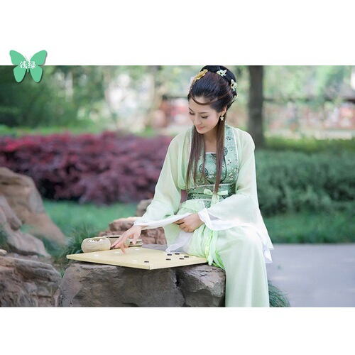 Ancient Costume Fairy Seven Fairies Tang Suit Hanfu Fairy Costume Performance Costume Guzheng Performance
