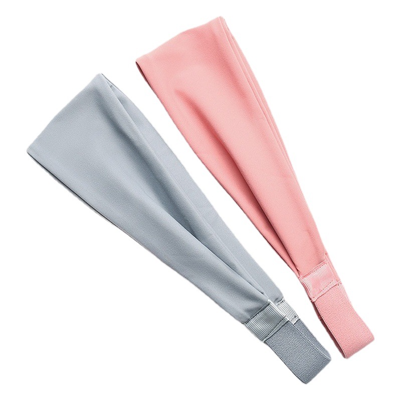 Headband Sports Hair Band Basketball Outdoor Cycling Men's and Women's Antiperspirant with Oxygen Fitness Yoga Widened Sweat-Absorbing Headband
