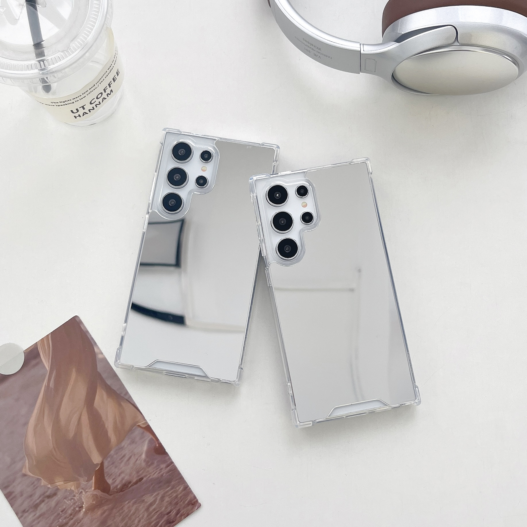 跨境二合一镜面三星S26ultra手机壳四角防摔S26plus保护套A37/A57