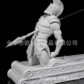 跨境爆款欧式战神等等，野蛮人香炉雕塑桌面摆件150