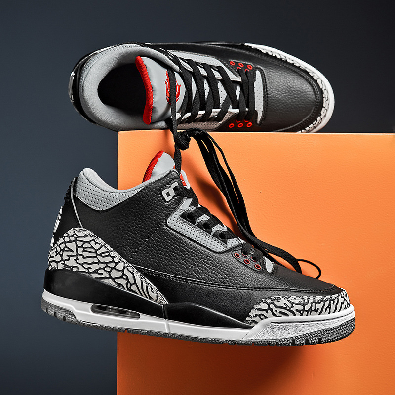 Putian fábrica al por mayor zapatos de los hombres populares zapatos de las mujeres zapatos corrientes puro original AJ3 baloncesto zapatos pareja casual zapatilla de deporte