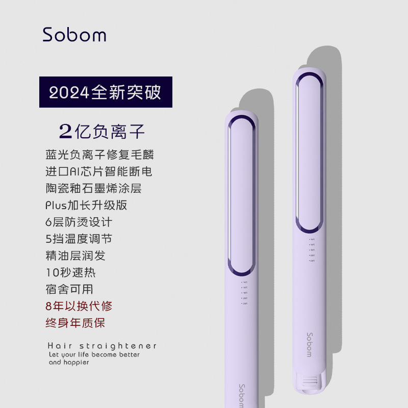 X-300 헤어 스트레이트 스플린트(보라색) 국가 표준 220V