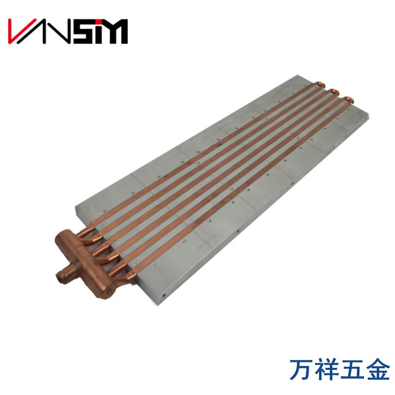 埋铜管水冷板生产厂家  IGBT散热器  液冷板加工