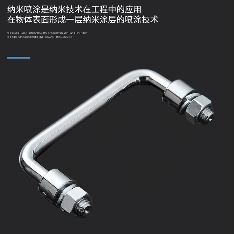 Lida stainless steel 304 movable inner screw outer screw LS507 toolbox electrical cabinet handle foldable LS506 pull handle