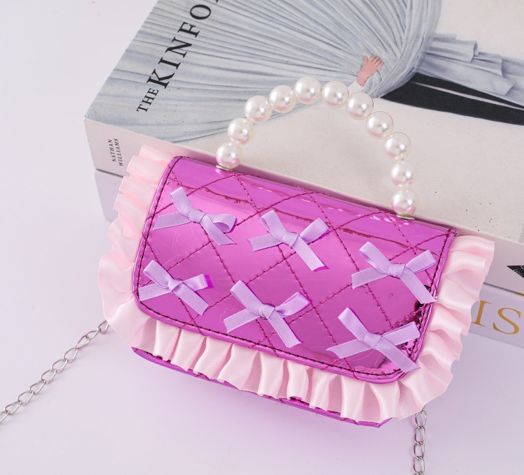 Nuevo cross-border Lingerie PU bolso de perla hermoso bolso de princesa universal bolso de moda bolso de cambio al por mayor