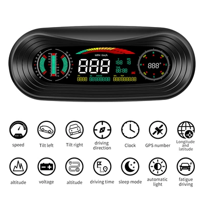 Meter F11, Vehicle HUD - p18-lcd-screen-gpsinclinometer