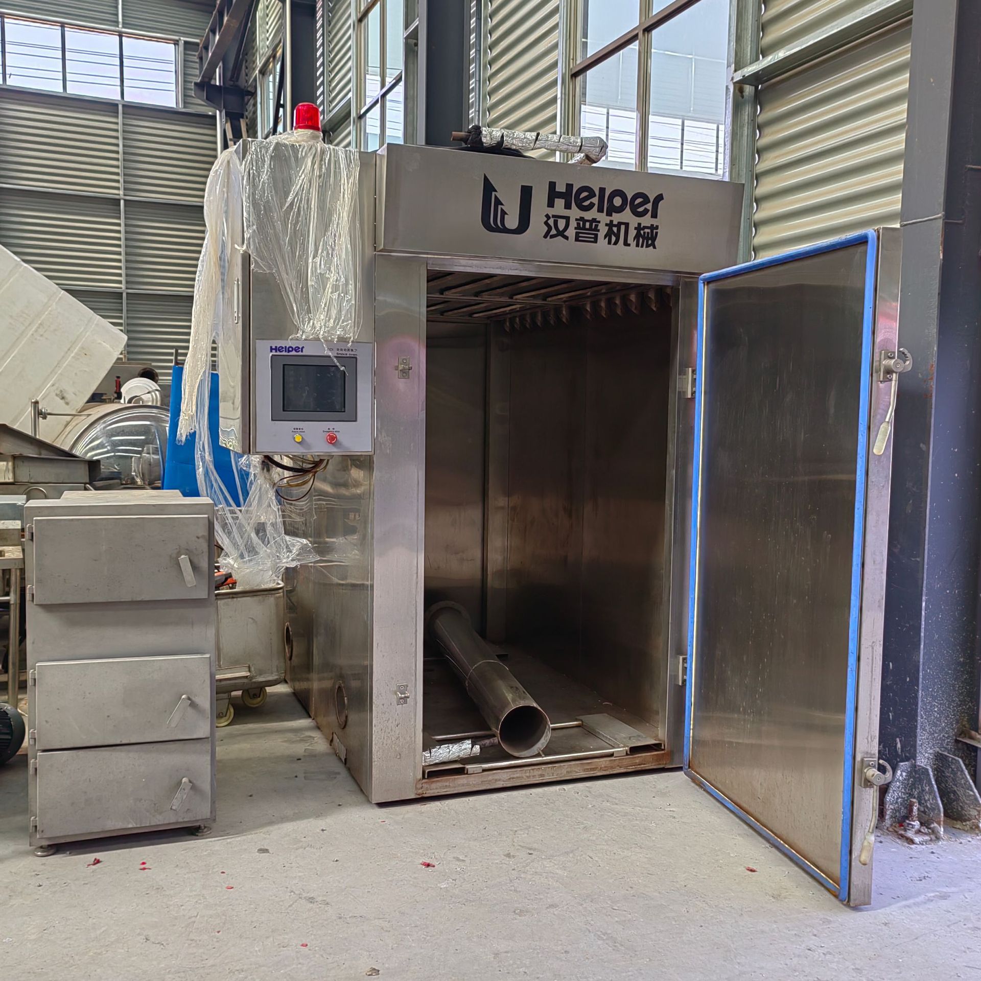 二手全自动烟熏炉不锈钢烟熏炉红肠腊肉风干肠3050100型烟熏炉