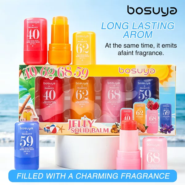 [Exclusively for Cross-Border Sales] Bosuya Digital Deodorant Set, Long-Lasting Fragrance, Non-Sticky, Compact and Portable