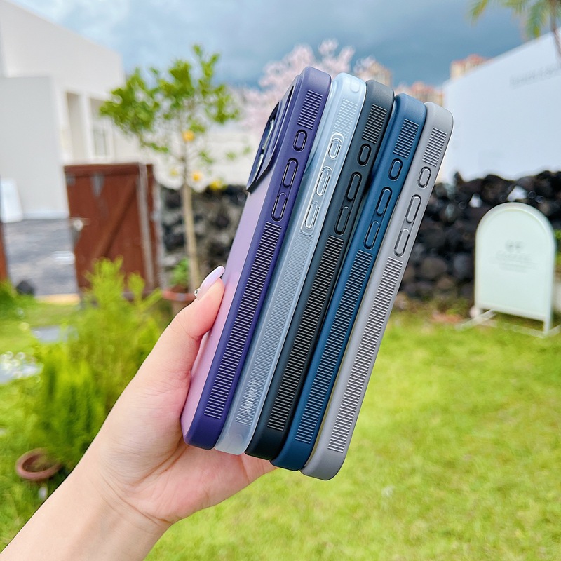 肤感磨砂苹果17promax手机壳简约 iPhone16/15半透14防摔13保护套|undefined