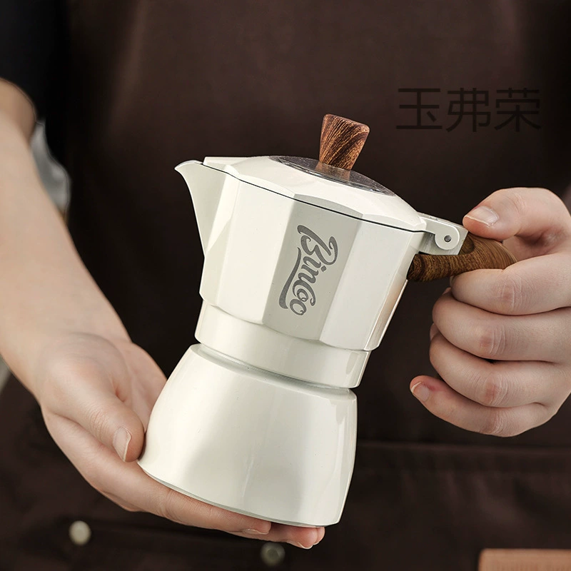 Bincoo coffee dual valve Mocha pot home grinding coffee machine Italian concentrated extraction coffee coffee