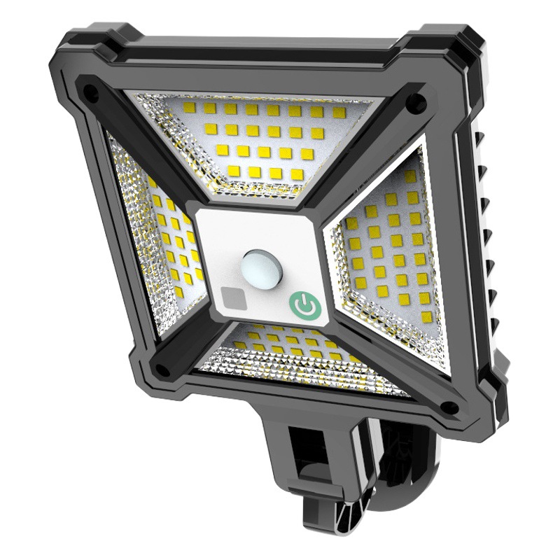 Transfronteriza nueva lámpara de calle solar impermeable Cuerpo Humano inducción control remoto lámpara de calle al aire libre pared colgante lámpara de jardín al por mayor