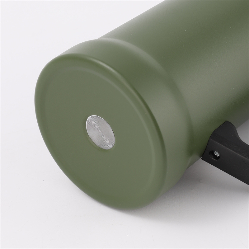 304 taza de vacío de acero inoxidable taza simple taza de cerveza del hogar estudiante taza de beber con mango taza de café