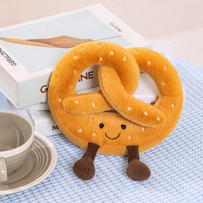 Doll jely Baking Food: Oyuncaq yastıqlar - pretzels-15cm-spot-without-standard