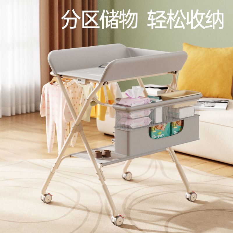 Diaper Changing Table, Baby Care Table, Baby Changing and Cuddling Table, Bathing, Newborn Diaper Changing, Safety Belt, Baby Crib