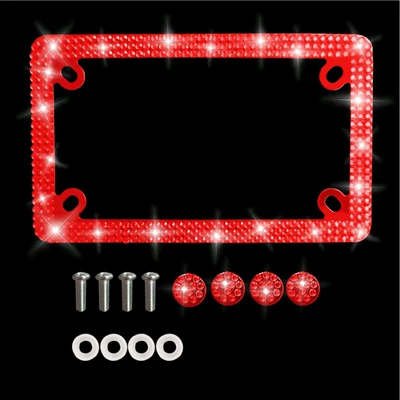 License plate holder/license plate holder: Motuoche Rhinestone License