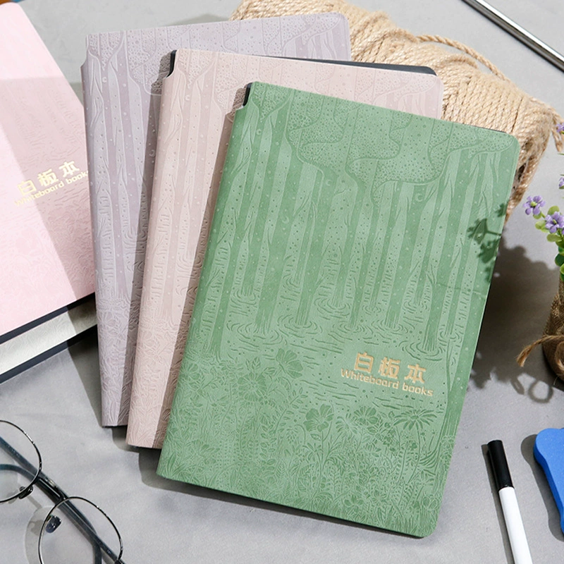 Whiteboard notebook a5 small whiteboard portable erasable desktop noteboard message board office plan portable writing