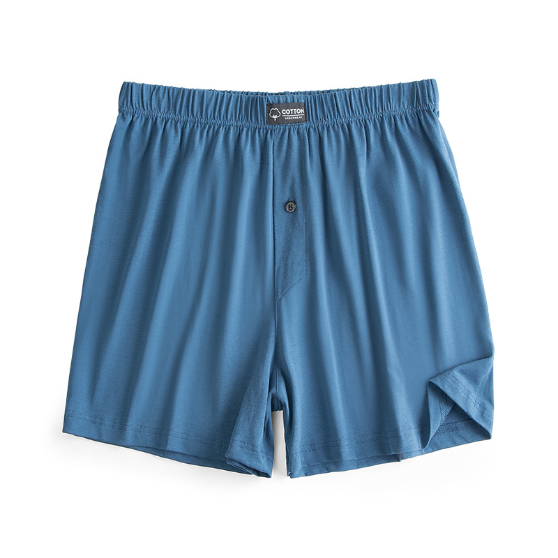 Ropa interior masculina de lyocell y algodón suave, calzoncillos bóxer finos para chico, calzoncillos bóxer transpirables y cómodos para hombre.