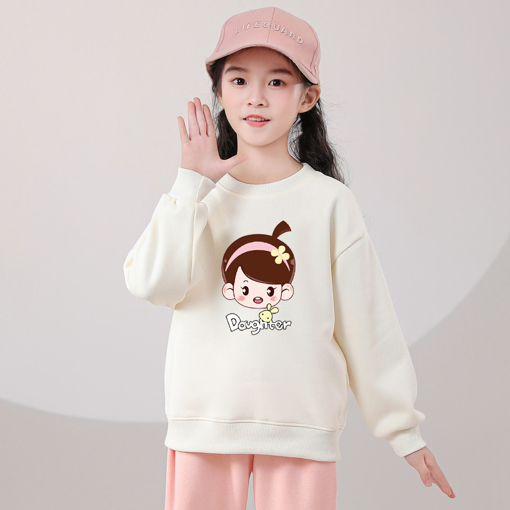 Familia Fu familia seis padre-hijo suéter Otoño e Invierno manga larga gota hombro versión suelta rojo superior Año Nuevo moda