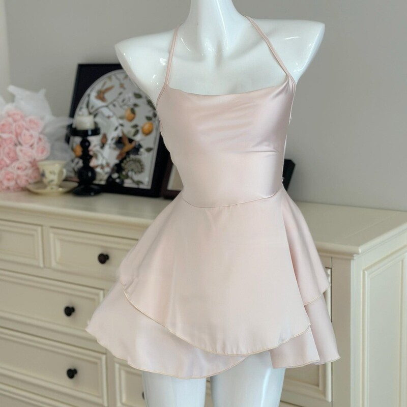 Sexy Dress for Girls, Pure Desire, Cute Pajamas, Lace, Ice Silk, Thin Private Home Wear Nightgown